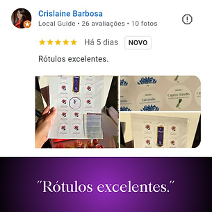 Avaliação de cliente
