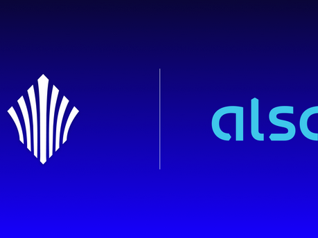 Logotipos de Blu-Castle y ALSA juntos, representando su colaboración estratégica en movilidad segura.