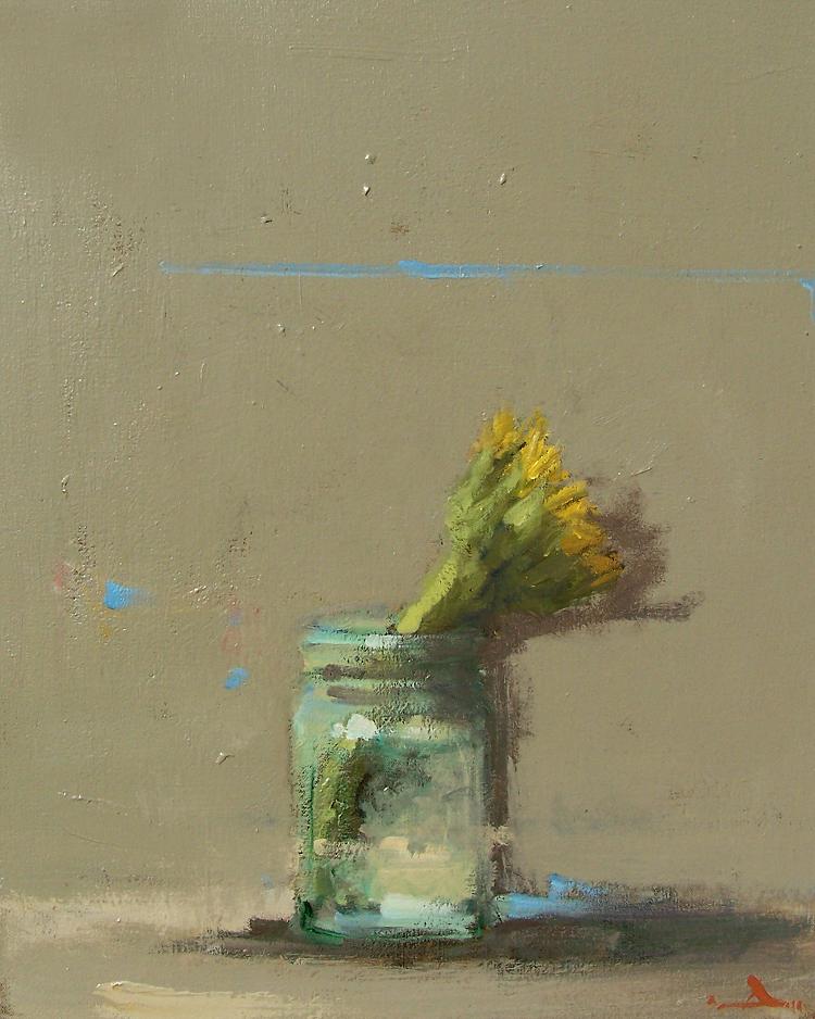 Sunflower in Mason Jar
