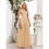 Thumbnail: A-Line Prom Bridesmaid Dresses Formal Wedding Guest Dresses