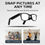 Thumbnail: New E02 Smart Glasses With Camera, Anti-Shake Photo Taking, All Things Recognit