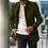 Thumbnail: Men's Youth Suit Autumn New Trend Men's Solid Color Slim Fit Woolen C