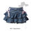 Thumbnail: Spring And Autumn New Korean Style Blue Denim Pleated Skirt Spice Girl A- Line 