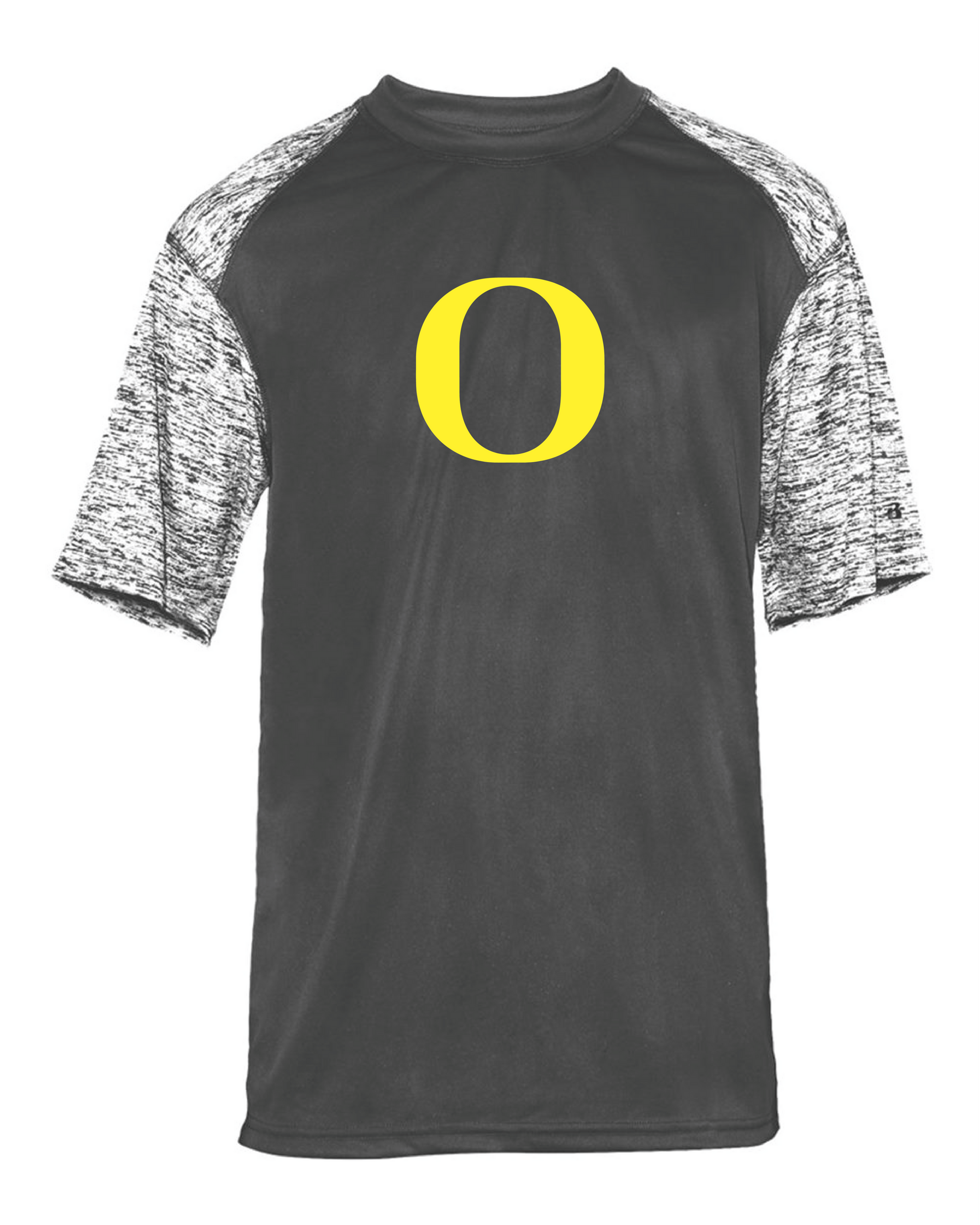 Iowa Outlaws Grey Performance T-Shirt "O" LOGO