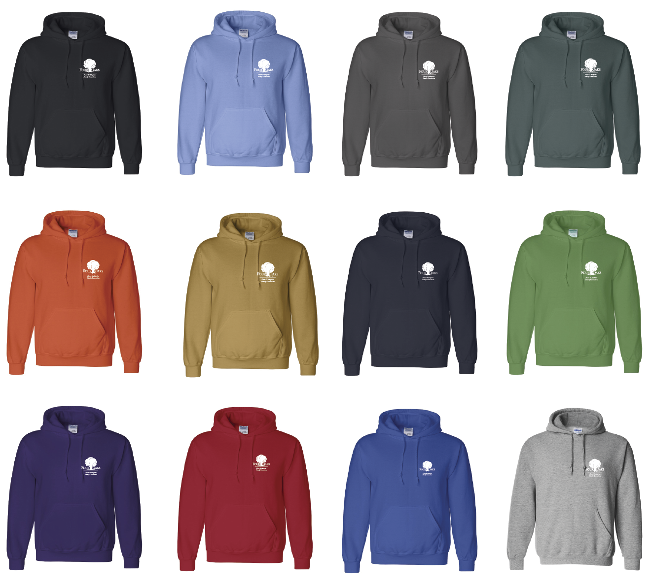 Four Oaks - "UNFOUND" - Hoodie/Crewneck