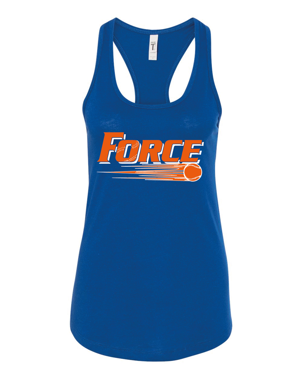 Force Softball Racerback Tank (Full Logo)
