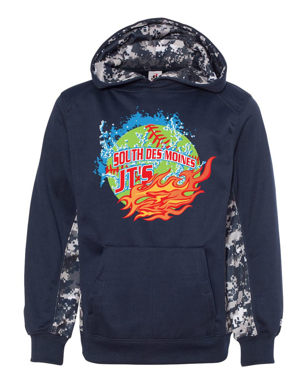 South Des Moines JT's Digital Camo Performance Hoodie