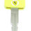 Thumbnail: Yellow Car Key Shape Ballpoint Pen New Special Gift Pen 0.7 MM Black Refill