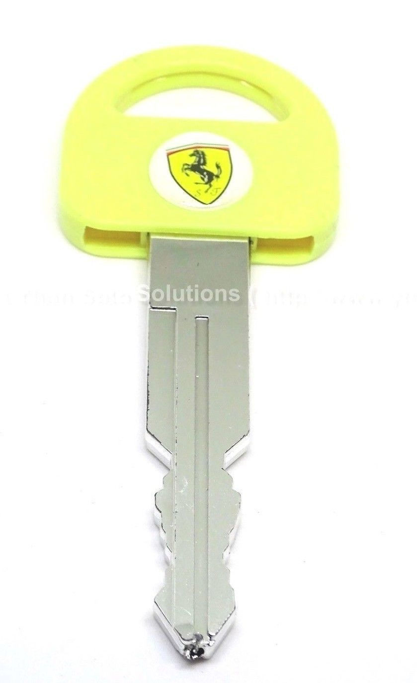 Yellow Car Key Shape Ballpoint Pen New Special Gift Pen 0.7 MM Black Refill