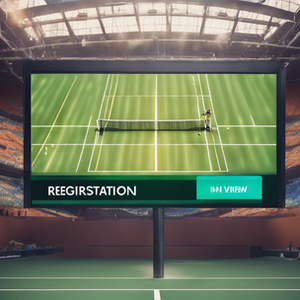 Interactive Tennis Registration for Kids and Parents