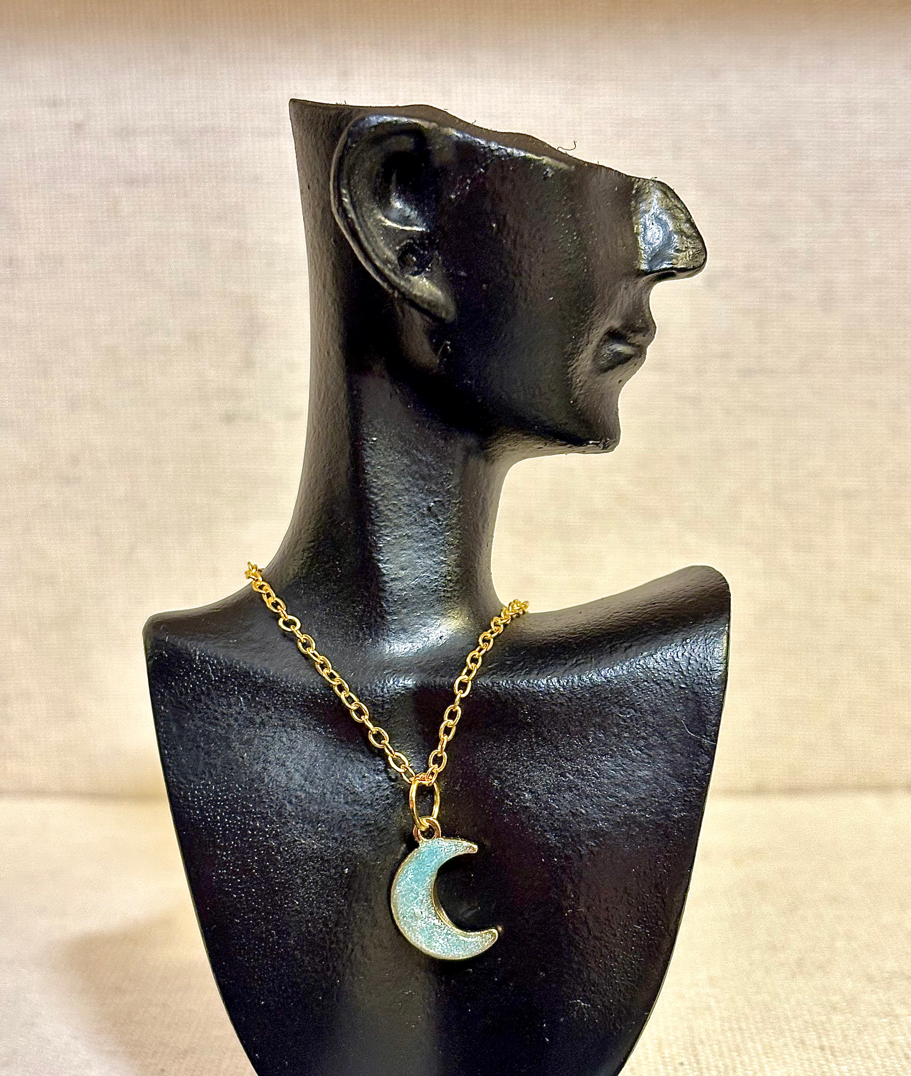 Gold Moon Mini Charm