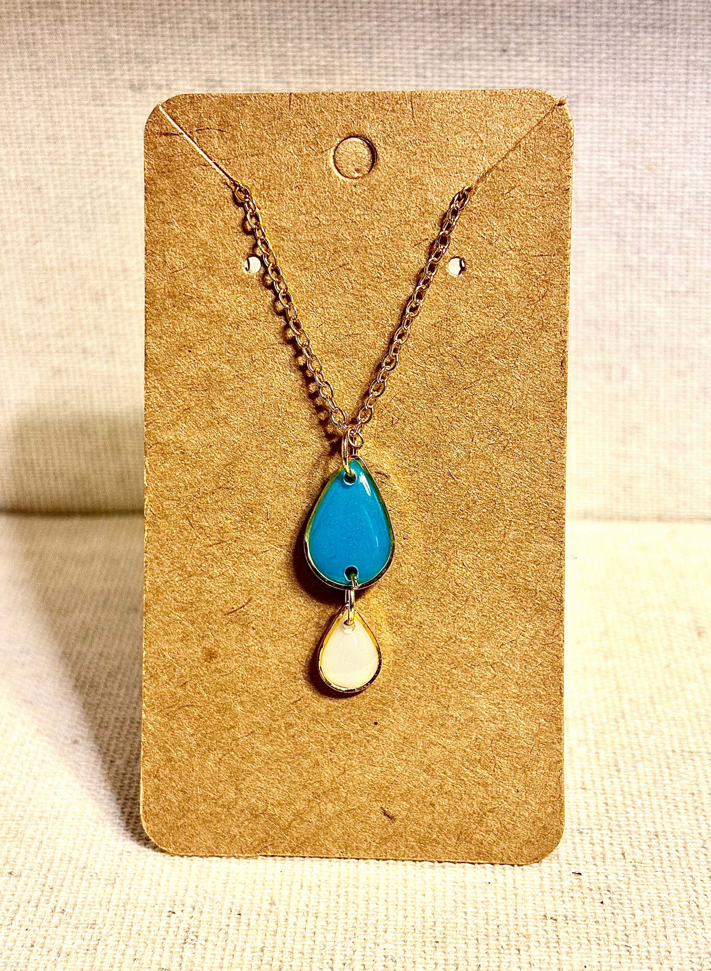 Drip Drop Gold Pendant