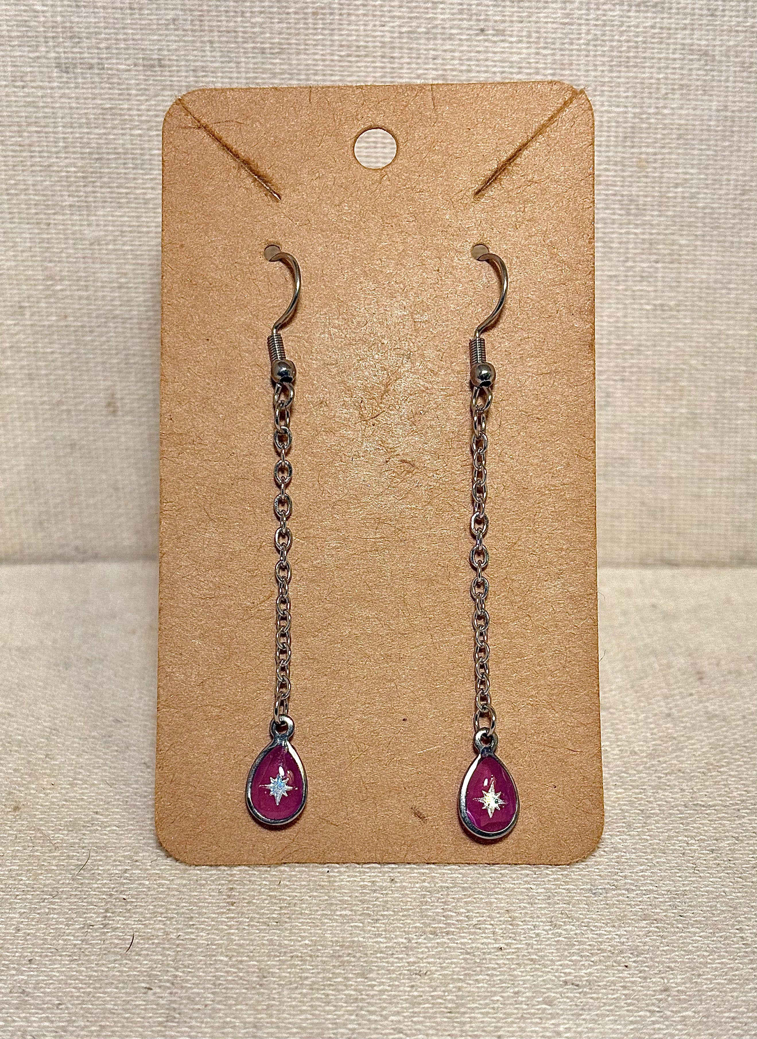 North Star Drop Earrings