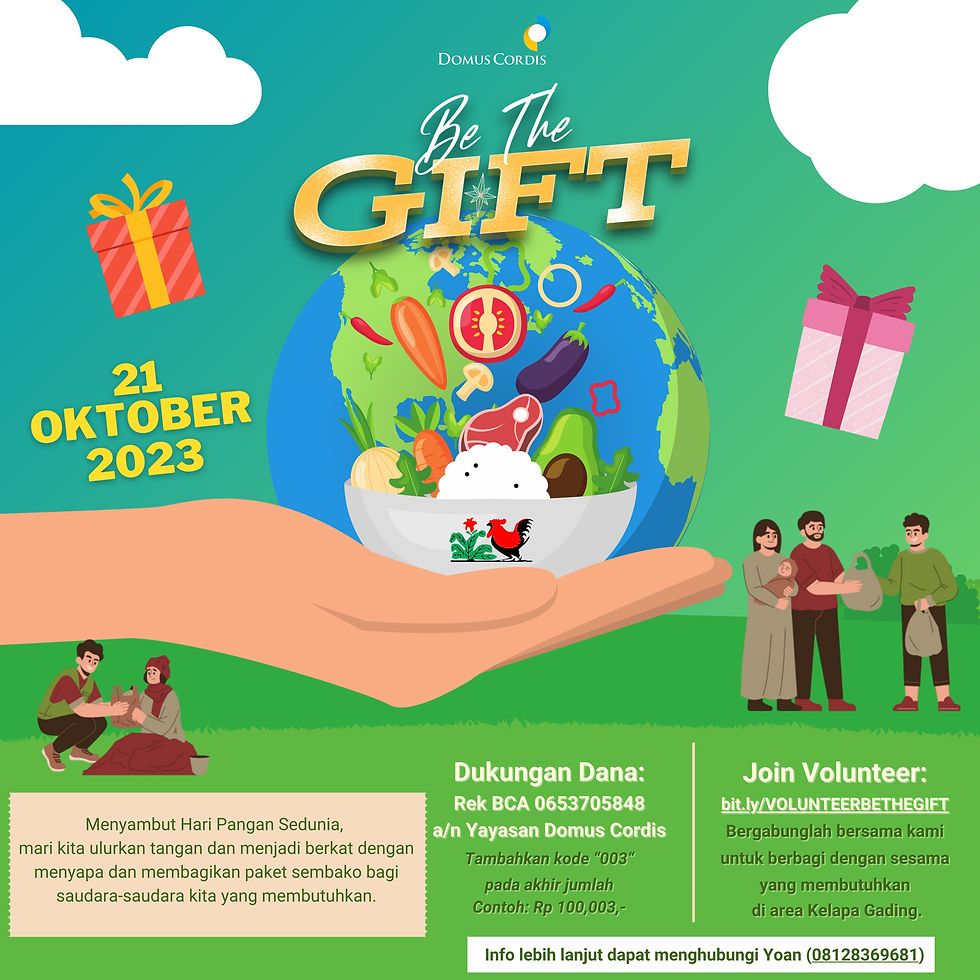 Be The Gift: Bakti Sosial di Kelapa Gading, Jakarta Utara