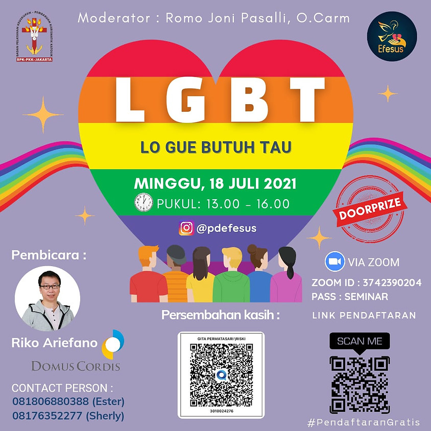 LGBT: Lo Butuh Gue Tau