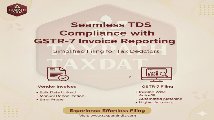 Streamline Your Tax Filing with Seamless TDS Compliance and GSTR-7 Reporting for Effortless Accuracy.