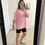 Miniatura: T-shirt strass baby pink