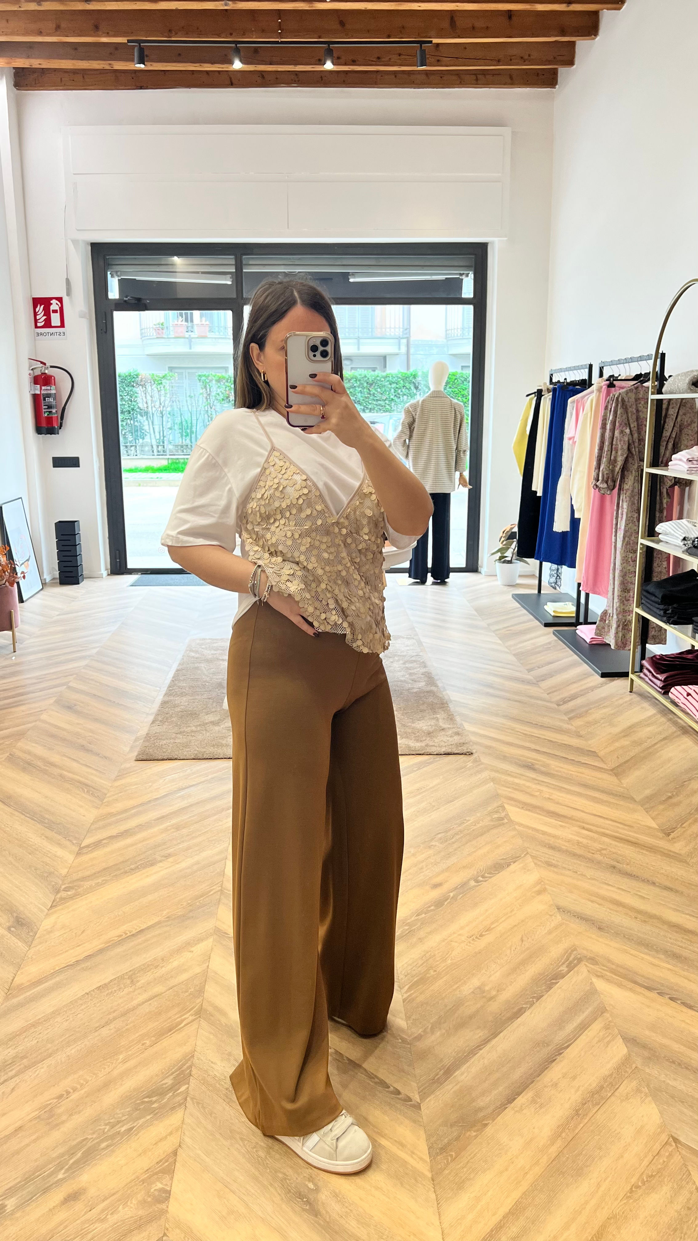 Pantalone tabacco Haveone