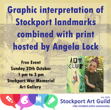 Picture of Angela Lock with painting