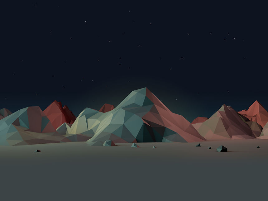 Montanhas low poly