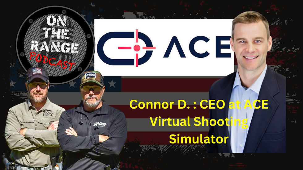 Dive into an exclusive episode of On The Range Podcast featuring Conor Donahue, CEO of ACE Virtual Shooting, recorded live at the 2025 NRA Annual Meeting in Atlanta. Hosts Rick Hogg and Mark Kelley explore virtual reality firearms training, tactical innovations, and Second Amendment insights. Perfect for tactical enthusiasts and shooters.