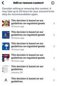 Instagram censorship against law enforcement firearms training