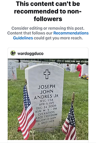 Instagram censorship against us service members killed in action