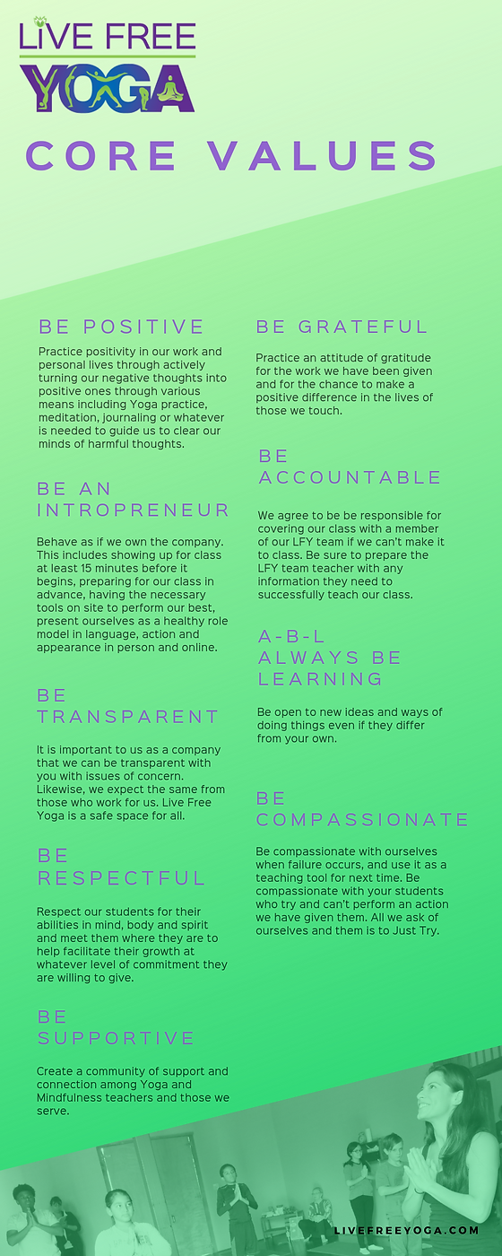 Lfy Core Values Livefreeyoga Lfy Core Values Livefreeyoga