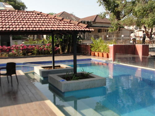  a square shape swimming pool