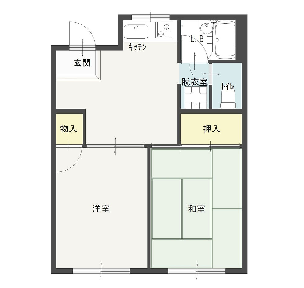 施工前間取り図