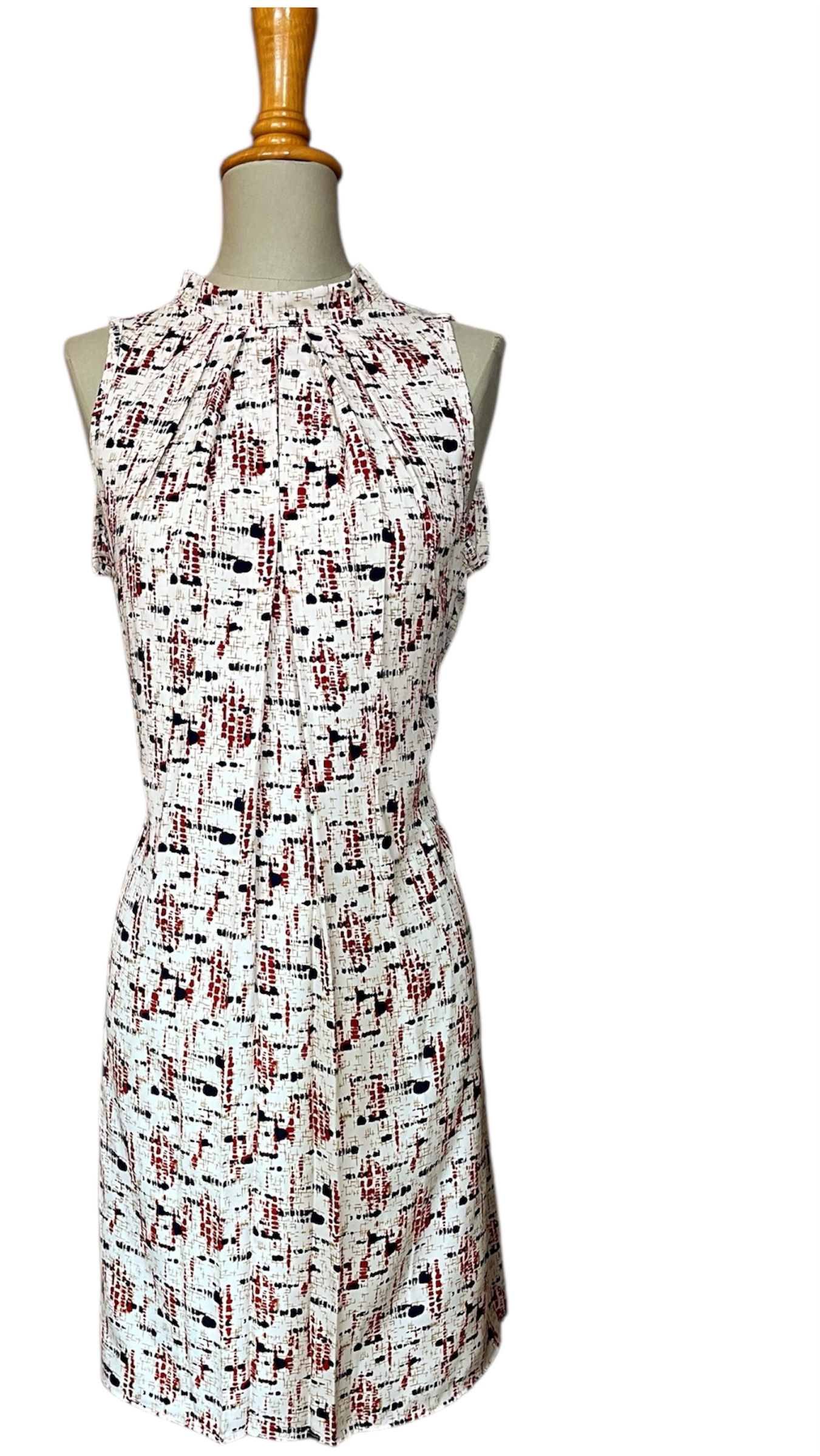 Robe Plissée graphique