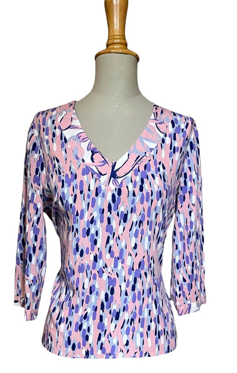 Top CV pois mauve