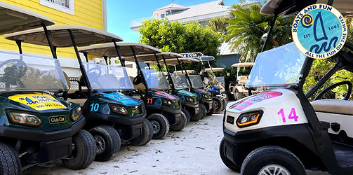 Brand New Golf Cart rentals on North Captiva Island
