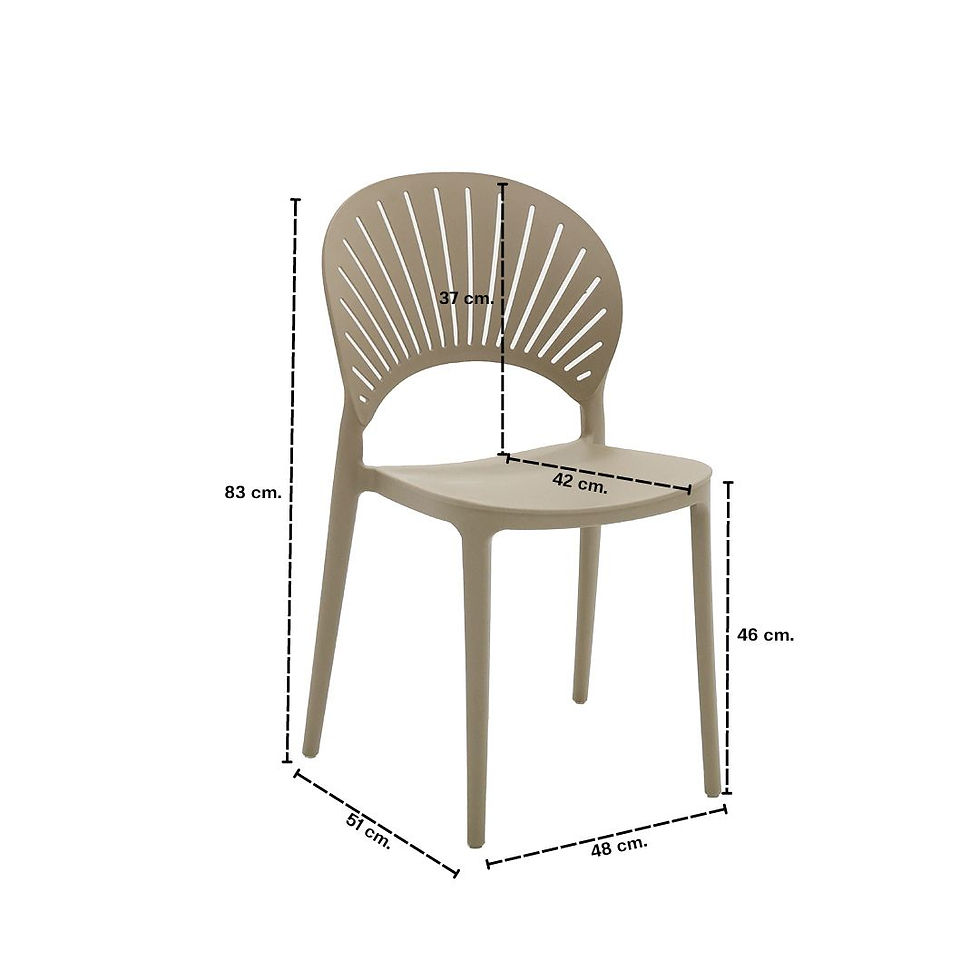 ภาพขนาดย่อ: ชุดเก้าอี้ รุ่น JINNI สีครีม