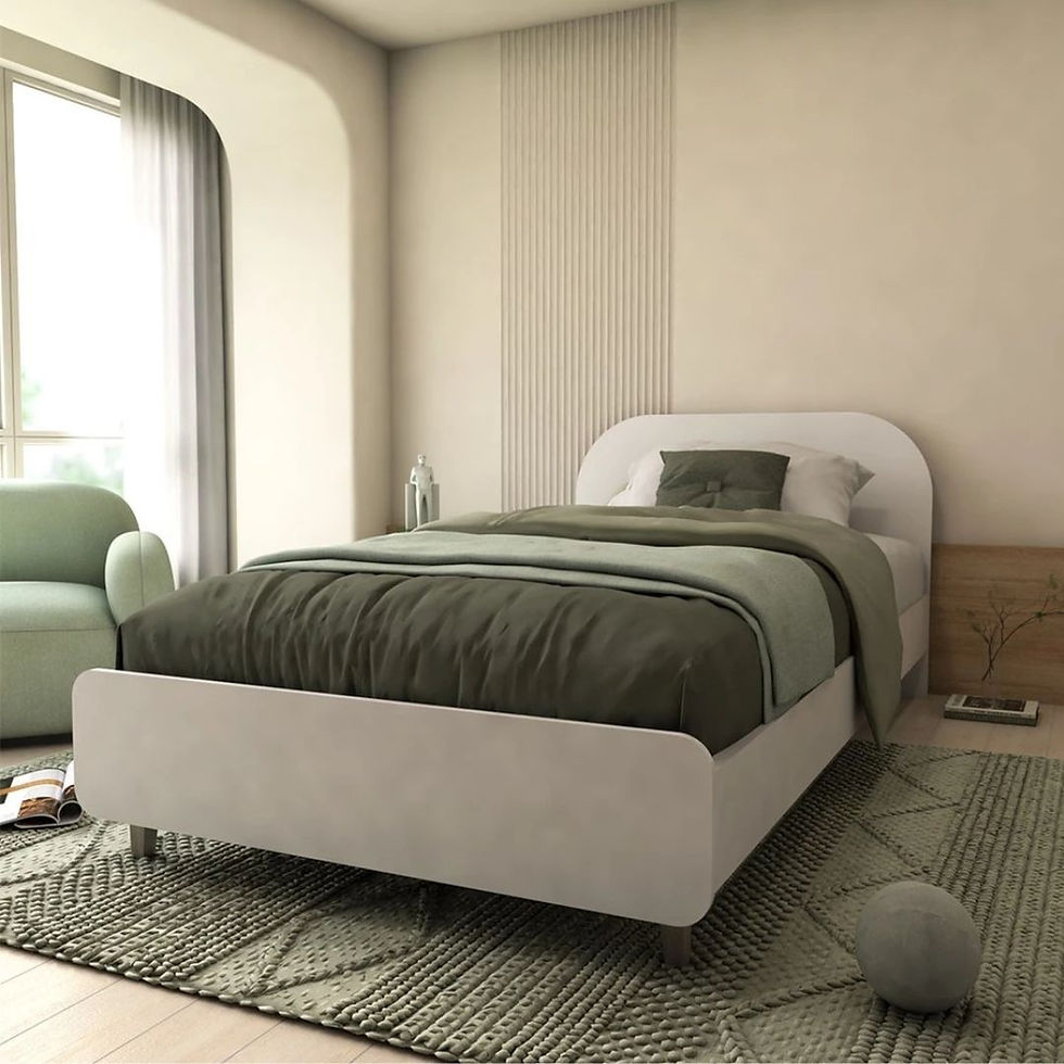 ภาพขนาดย่อ: เตียงนอน ขนาด 3.5 ฟุต รุ่น RELIEF & ตู้เสื้อผ้า ขนาด 80 ซม. รุ่น PONYTA