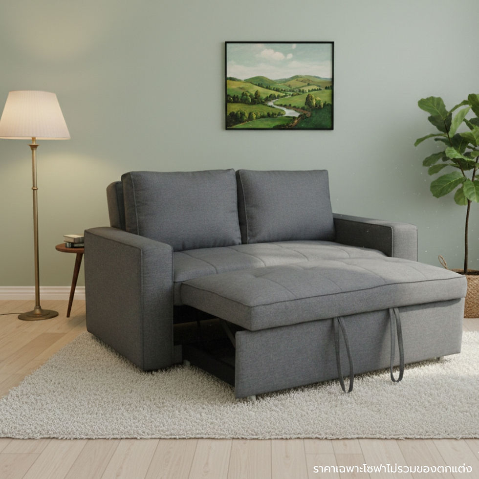 ภาพขนาดย่อ: โซฟาเบด รุ่น Razino สีเทา