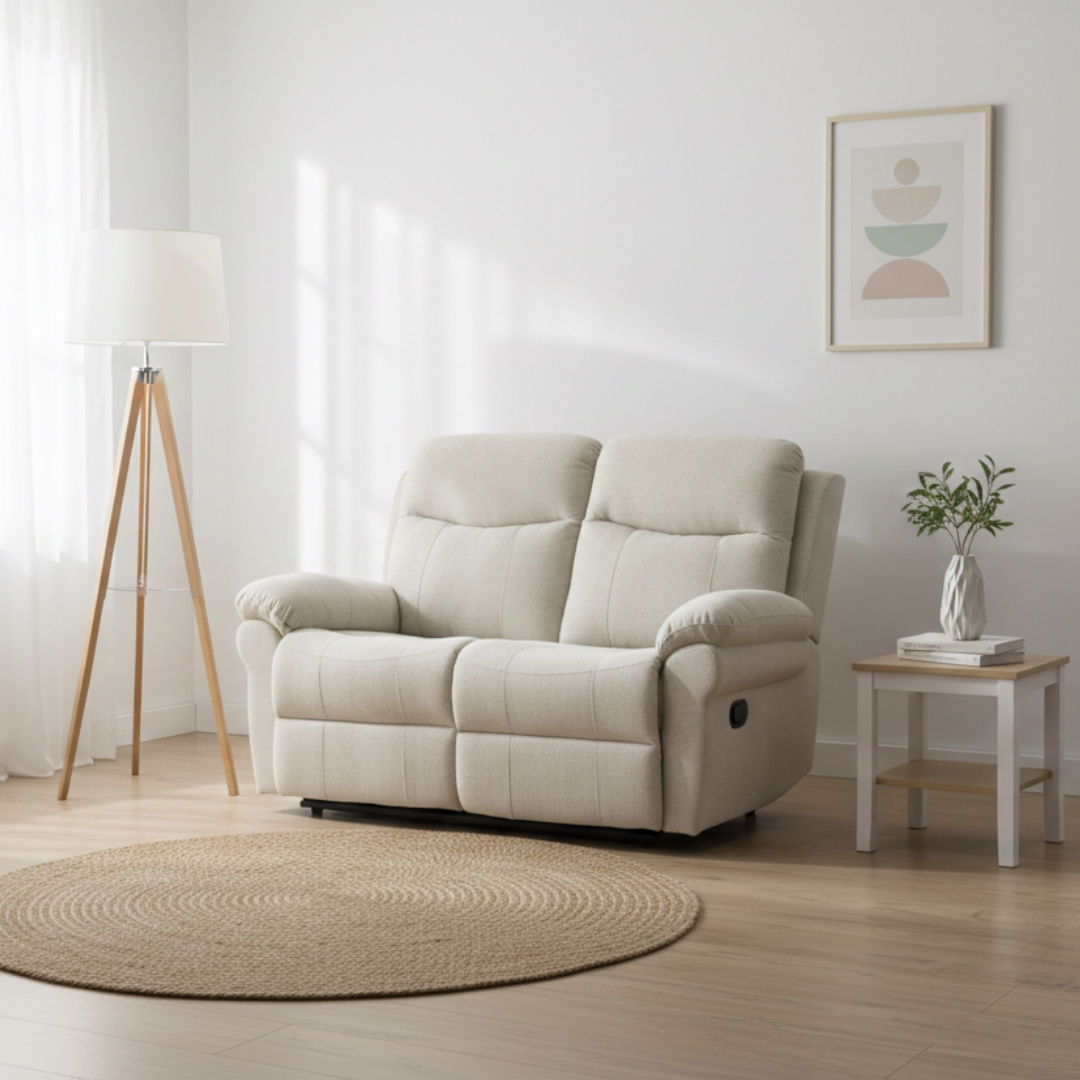 เก้าอี้พักผ่อน รุ่น JOLYN สีครีม