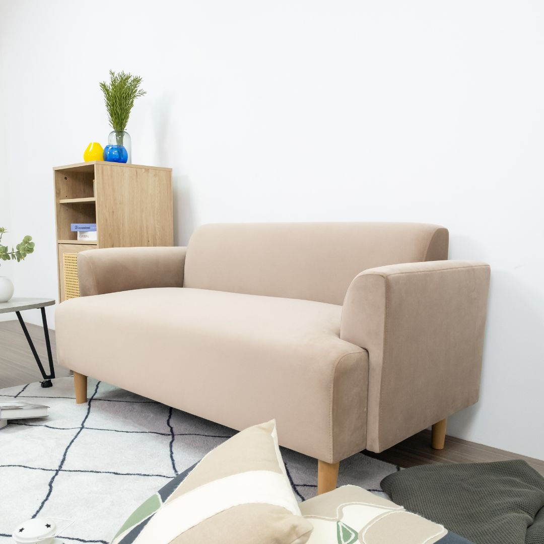 โซฟา รุ่น DANITA สีน้ำตาลอ่อน