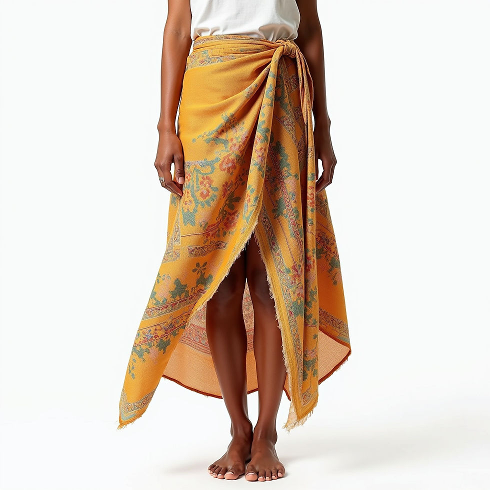 Recycled Sari Wrap Skirt