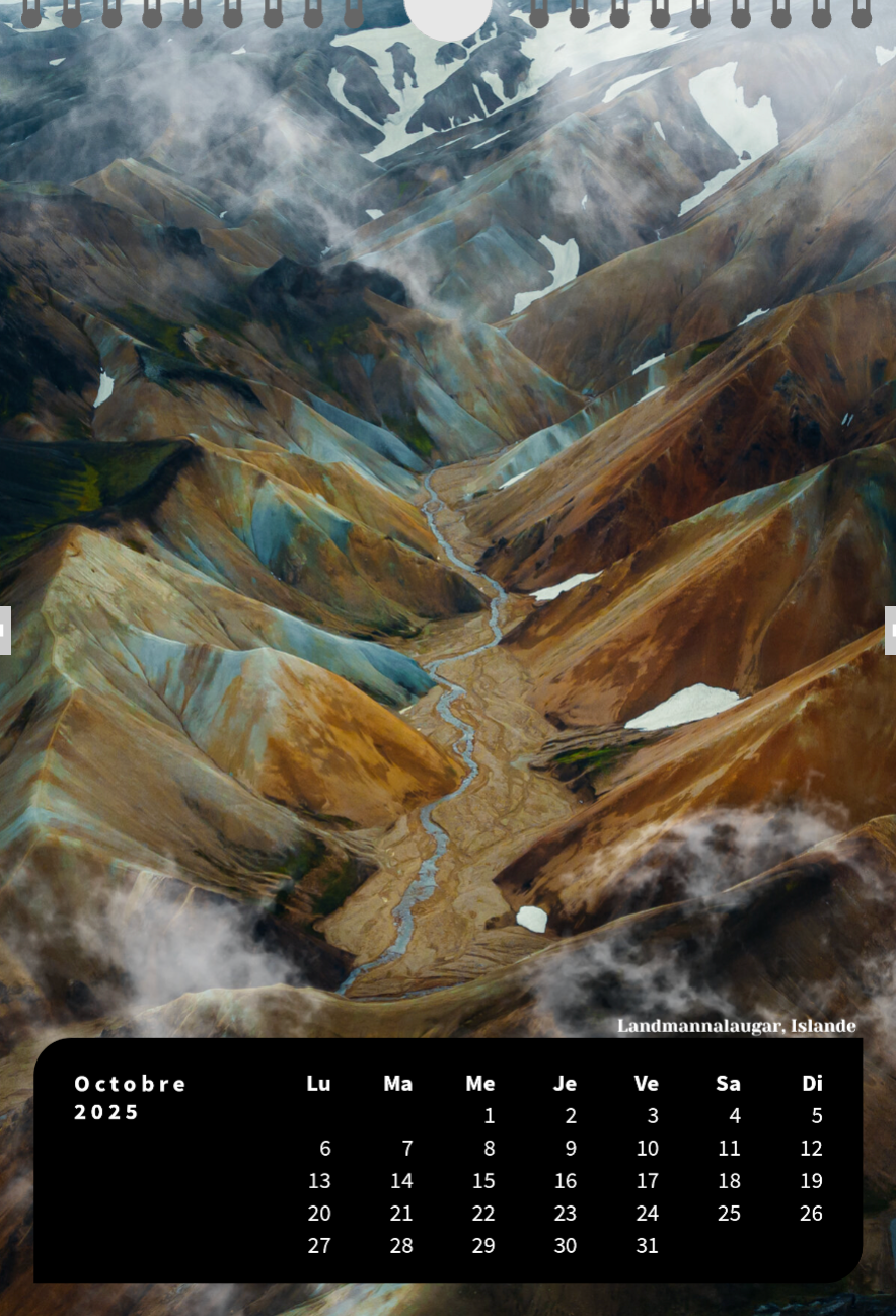 Miniature : Calendrier 2025