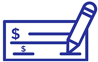 Drawing of a check representing Business Checking Account