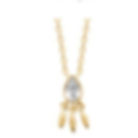 Collier larme et brillant or 18K - une émotion, une étincelle