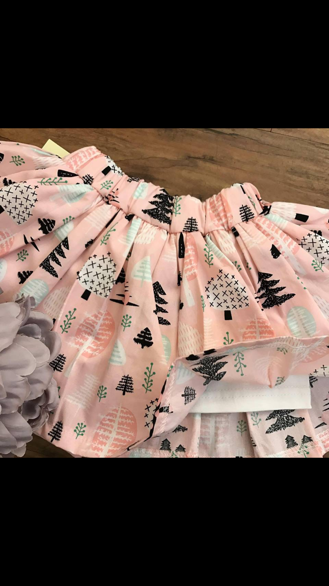 Pink Tree Skort