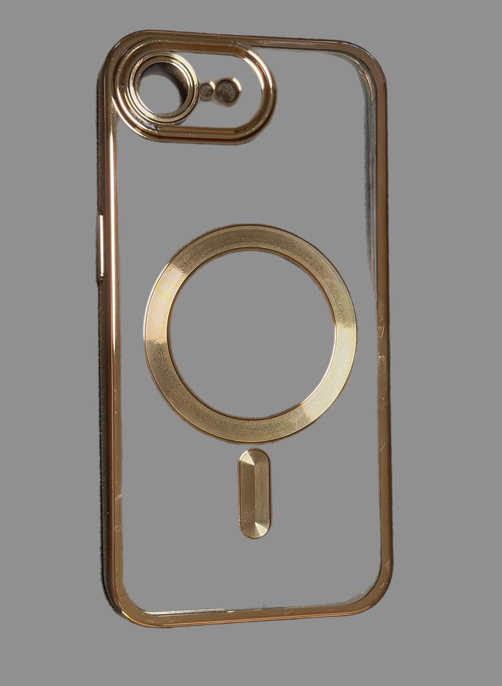 Thumbnail: Meifigno Magnetic iPhone 16e Case — Desert Titanium with Wrist Strap 