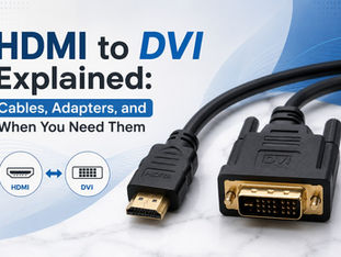 HDMI to DVI Explained: Cables, Adapters, and When You Need Them