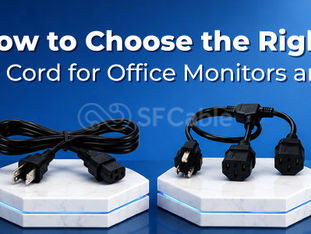 How to Choose the Right Power Cord for Office Monitors and PCs?