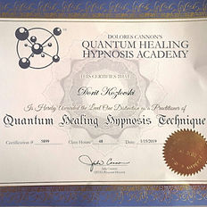 Certified practitioner of Quantum Healing Hypnosis Technique (QHHT), trained in past life regression and deep subconscious healing to help clients find clarity and truthful answers.