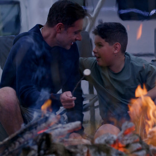 TV ad with father and son