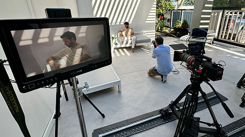 Global Pictures on set for a video shoot with Vergola