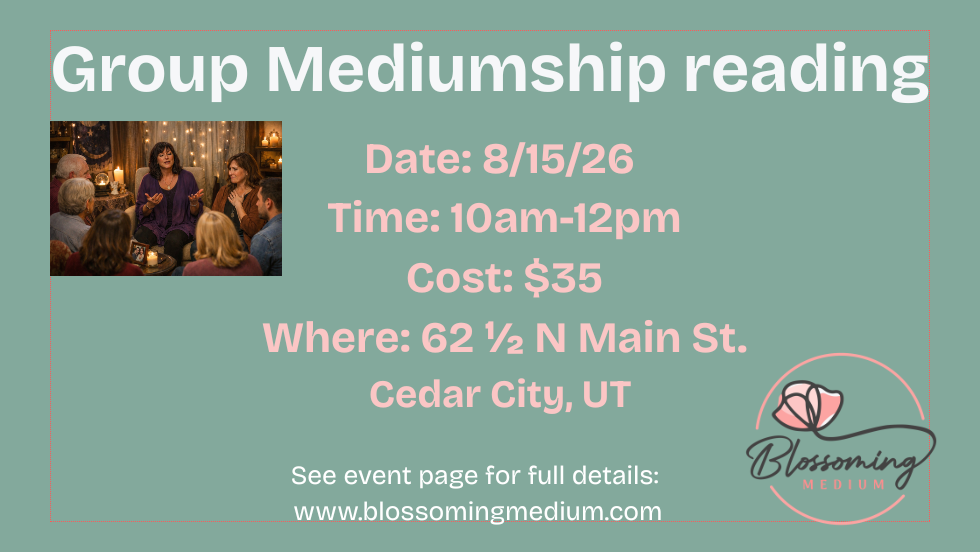 Group Mediumship Reading in Cedar City, UT 10am-12am